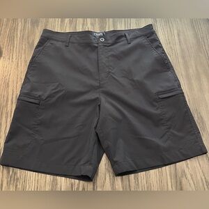Chaps Performance Cargo Shorts Mens Size 36 Navy 8" Inseam Stretch Golf Leisure!